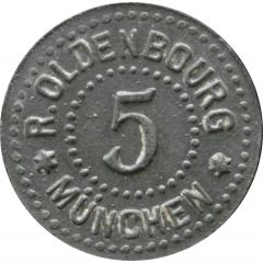 5 Pfennig - München R. Oldenbourg