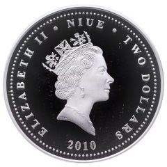 2 Dollars - Elizabeth II White Swans