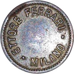 20 Centesimi - Ettore Ferrari Milano