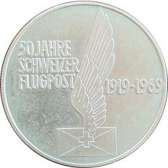 50 years of Swiss airmail