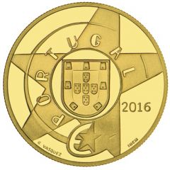 5 Euros The Modernism - Almada Negreiros, Gold