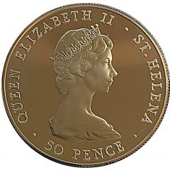 50 Pence - Elizabeth II Colony