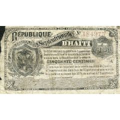 50 Centimes Northern Republic of Haiti