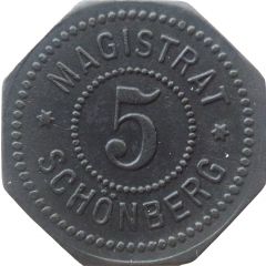 5 Pfennig - Schönberg