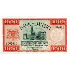 1000 Gulden Bank Von Danzig