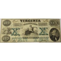 10 Dollars Virginia Treasury Note