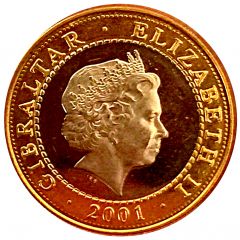 2 Pounds - Elizabeth II Union Jack