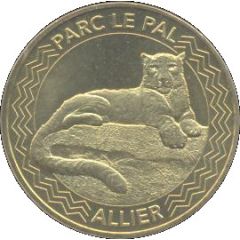 Monnaie de Paris Tourist Token - Allier Parc le Pal - La panthère des neiges