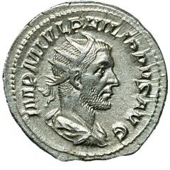 Antoninianus - Philippus I LAETIT FVNDAT, Laetitia