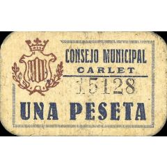 1 Peseta Carlet