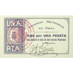 1 Peseta Orba