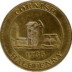 Cornish Halfpenny Poldark Mine