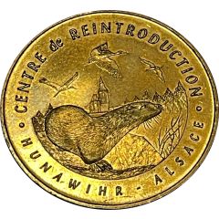 Tourist token - Monnaie de Paris - Alsace - Hunawihr the otter