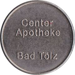 Pharmacy Token - Center-Apotheke and St.-Jakobus-Apotheke Bad Tölz, Lenggries