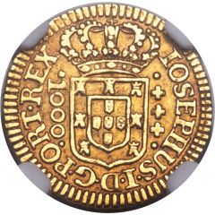 1000 Réis - José I Lisbon mint