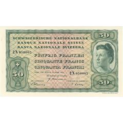 50 Francs 4th series, reserve banknote