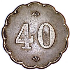 40 Centimes