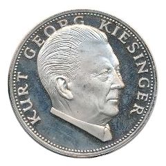 Medal - Chancellors and Presidents of Germany Kurt Georg Kiesinger