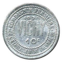 10 Centimes Vichy