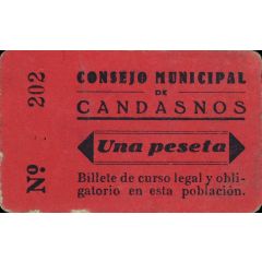 1 Peseta Candasnos