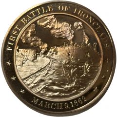 Medal - History of the United States First Battle of Ironclads