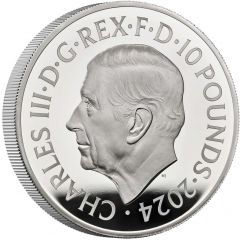10 Pounds - Charles III Bond Films of the 1980s, Silver Proof