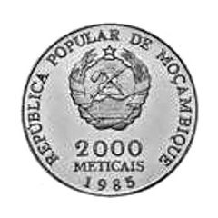 2000 Meticais Independence