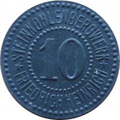 10 Pfennig - Lintfort Steinkohlenbergwerk Friedrich Heinrich
