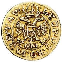 4 Pfennig Gold Pattern strike