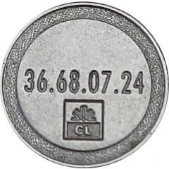 Jeton de chariot - C L - 36. 68. 07. 24. - 36 15 A B C L