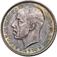 1 Peseta - Alfonso XIII Pattern