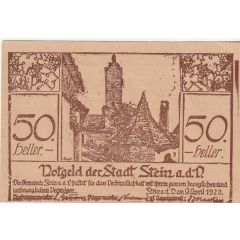 50 Heller Stein an der Donau