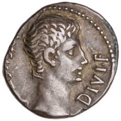 Denarius - Augustus IMP XII