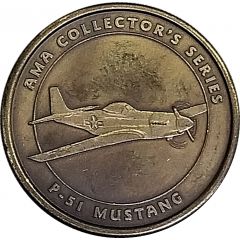 Token - AMA Collector`s Series P-51 Mustang