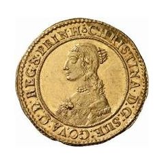 1 Ducat - Christina 2nd portrait