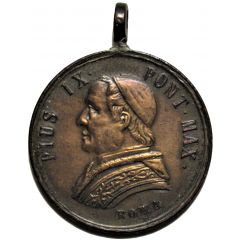 Pius IX - Episcopal Jubilee Medal , Vatican