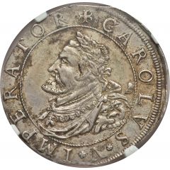 1/2 Thaler - Immobilization in the name of Charles V
