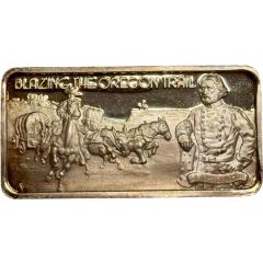 1 Ounce - Hamilton Mint Blazing The Oregon Trail