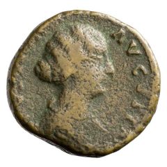 Sestertius - Faustina the Younger AVGVSTI PII FIL S C, Venus and Victory