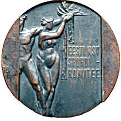 Medal - Eesti NSV Spordikomitee Estonia