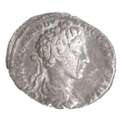 Denarius - Commodus TR P II IMP II COS P P, Salus