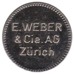 Coffee Machine Token - E. Weber and Cie AG Zürich