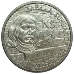 5 Nuevos Pesos Founding of Montevideo - Pattern