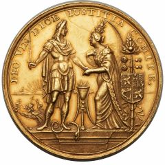 Medal - James II Landing of William of Orange at Torbay