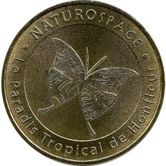 Jeton Touristique - Monnaie de Paris - NATUROSPACE -Le paradis tropical de Honfleur