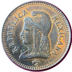 2 Centavos Pattern, Mexican Independence, Estado De Puebla