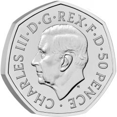 50 Pence - Charles III Life and legacy of the Queen