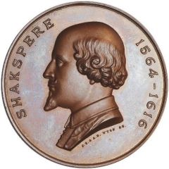 Award - Victoria Shakespere Medal, bronze