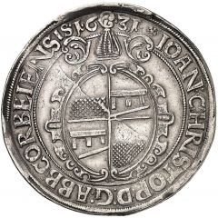 1 Thaler - John Christopher of Brambach