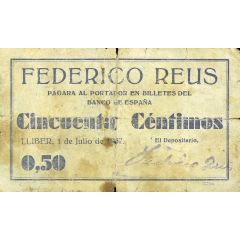 50 Céntimos Lliber, Federico Reus